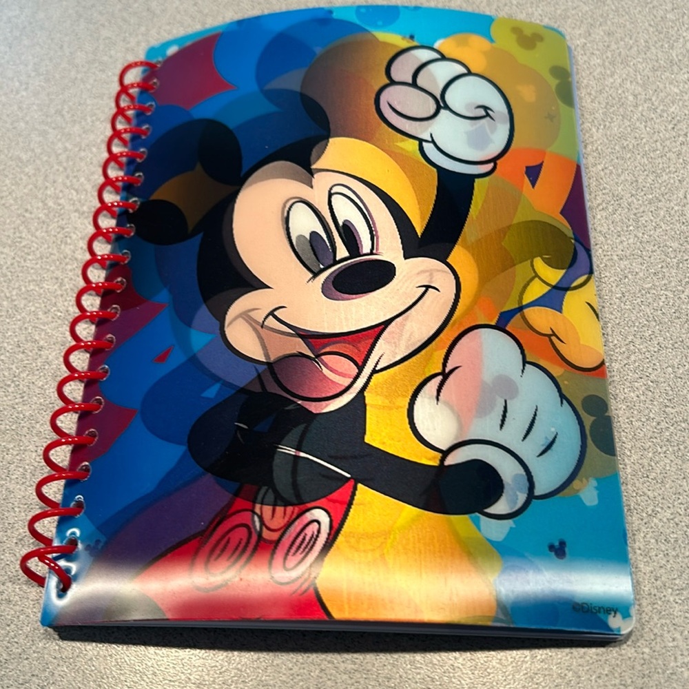 Holographic Mickey Mouse 50 Page Journal